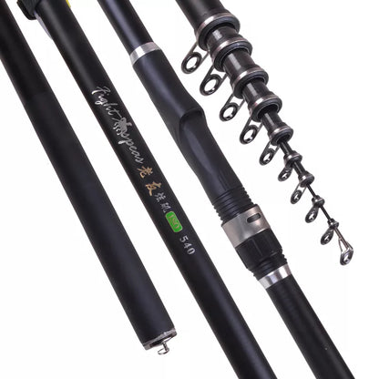 Old friend Portable RockFishing Rod5.4m 6.3m 7.2m Carp rod Telescopic Sea Fishing Rod carbon fiber  Surf Feeder Rod Spinning Rod