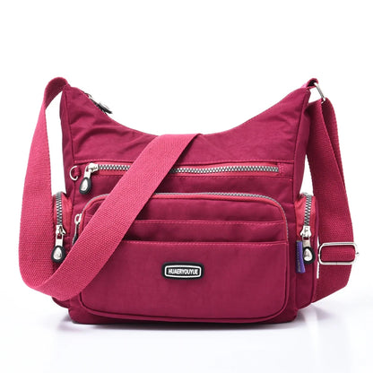 Multi-Pockets Women's Shoulder bag Female Travel Handbag High Quality Ladies Messenger Bag Nylon Tote CrossBody Bag Purse Bolsas