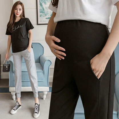 Summer Casual Maternity Pants for Pregnant Women Trousers Legging Maternity Clothes Sports Pregnancy Pants Mother Clothing