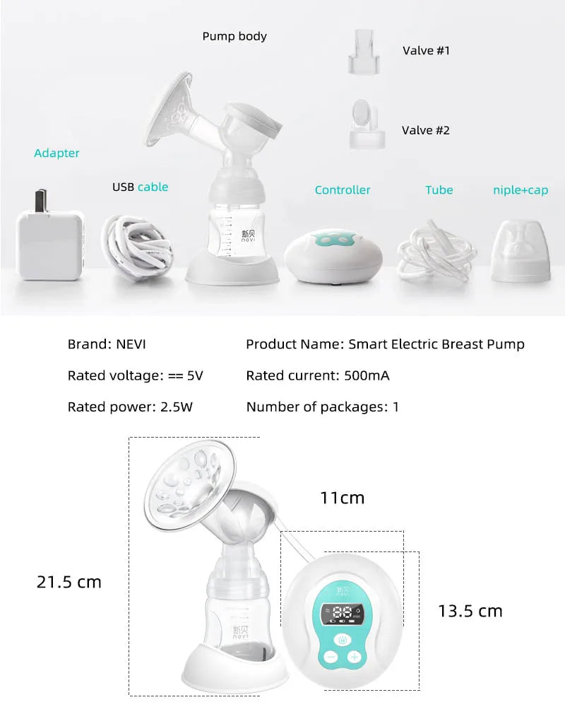 Ncvi electric breast pumps breast feeding automatic milking postpartum women Baby Products Baby Feeding USB breast pump XB-8615