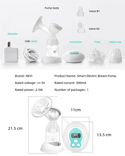 Ncvi electric breast pumps breast feeding automatic milking postpartum women Baby Products Baby Feeding USB breast pump XB-8615