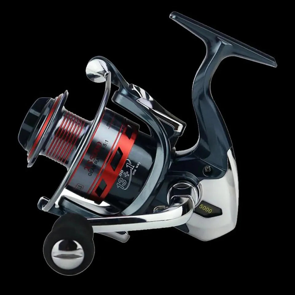 WALK FISH 13+1BB Spinning Fishing Reel Metal XS1000-7000 Series Spinning Reel Fishing Tackle