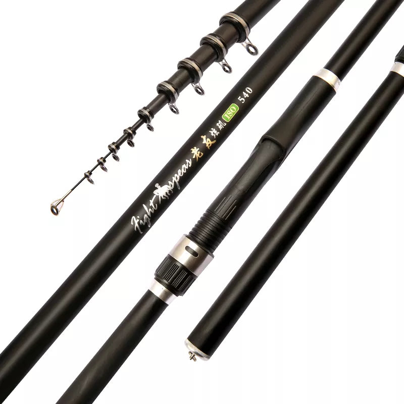 Old friend Portable RockFishing Rod5.4m 6.3m 7.2m Carp rod Telescopic Sea Fishing Rod carbon fiber  Surf Feeder Rod Spinning Rod