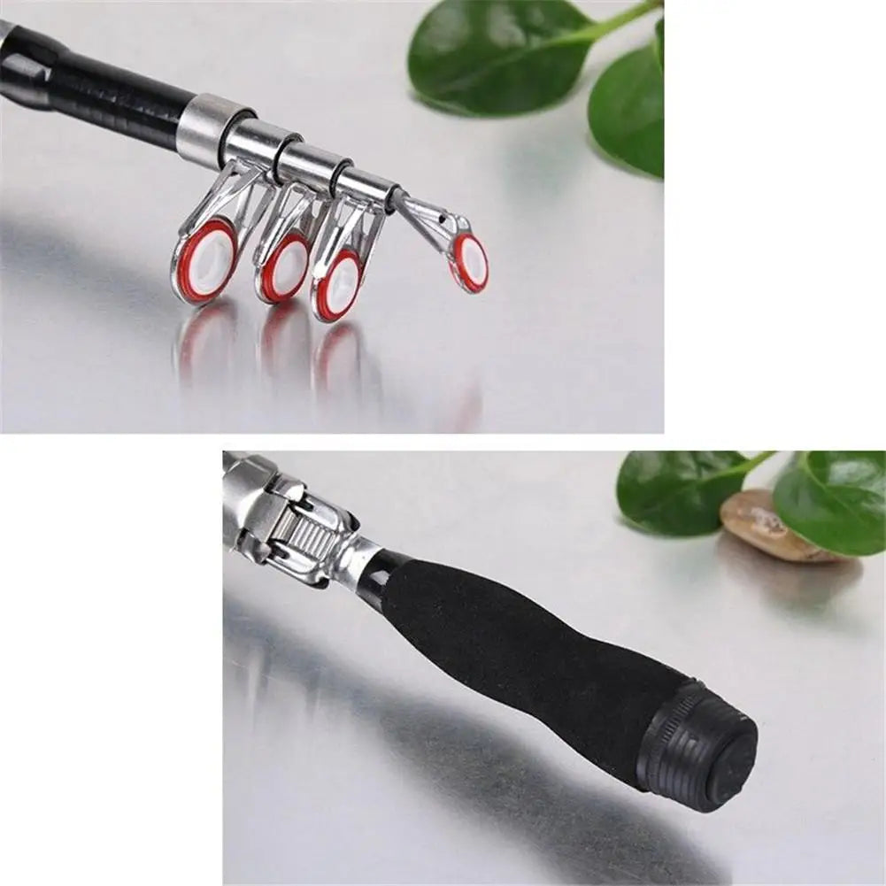 Mounchain Pesca rod Super Hard Mini Fishing Rod 1m-2.3m FRP ice fishing Rod rivers and lakes fishing Equipment Practical Tool