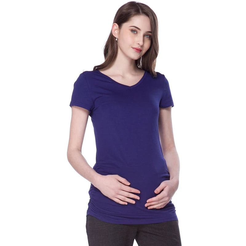 Summer Maternity Clothing Maternity Tops Pregnant T-shirt Pregnancy Clothes for Pregnant Women European Big Size