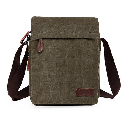 Casual Handbag Single Shoulder Bags Vintage Canvas Fashion New 2020 Zipper Ipad Bag Cellphone bag Messenger Bags Tote