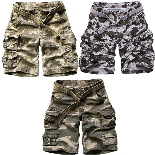 Tactical Camo Short Pants Military Style Army Bermuda Camouflage Cargo Shorts Men Baggy Loose Design