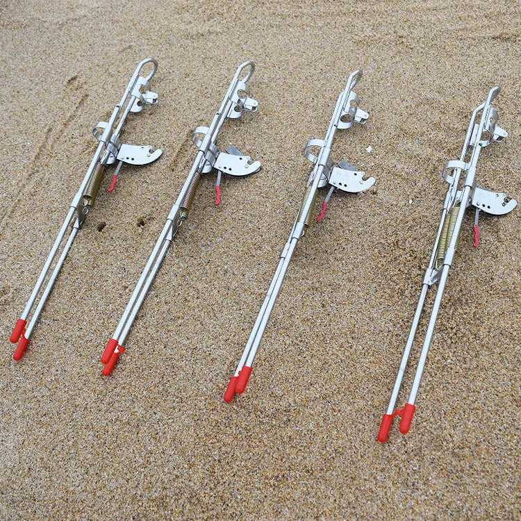 2023 New design with Pulley High Strength  Steel Automatic fishing rod mount spring fishing pole holder sea rod fishing tackle