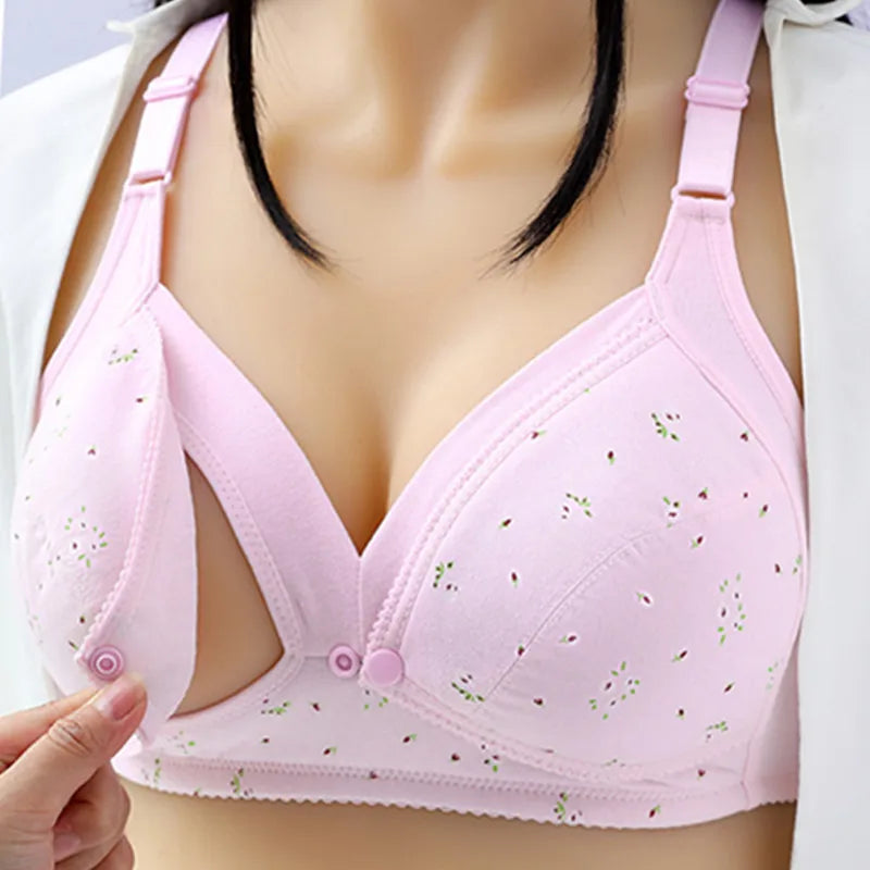 Breastfeeding Bras Maternity Open Nursing Bra for Feeding Nursing Underwear Clothes for Pregnant Lingerie Women Intimate Clothes