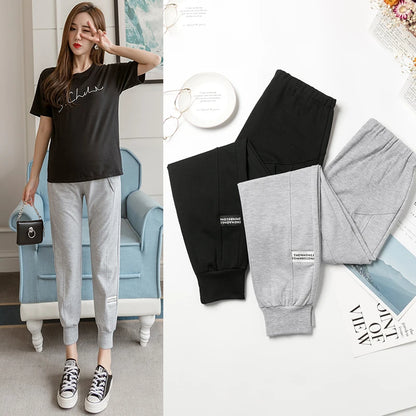 Summer Casual Maternity Pants for Pregnant Women Trousers Legging Maternity Clothes Sports Pregnancy Pants Mother Clothing