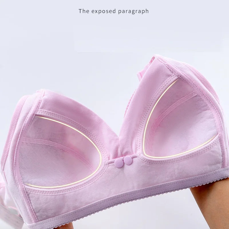 Breastfeeding Bras Maternity Open Nursing Bra for Feeding Nursing Underwear Clothes for Pregnant Lingerie Women Intimate Clothes