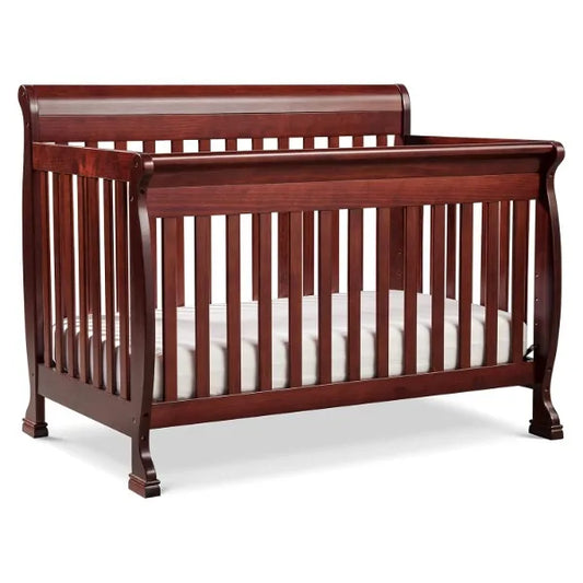 DaVinci Kalani 4-in-1 Convertible Crib in Rich Cherry, Greenguard Gold Certified