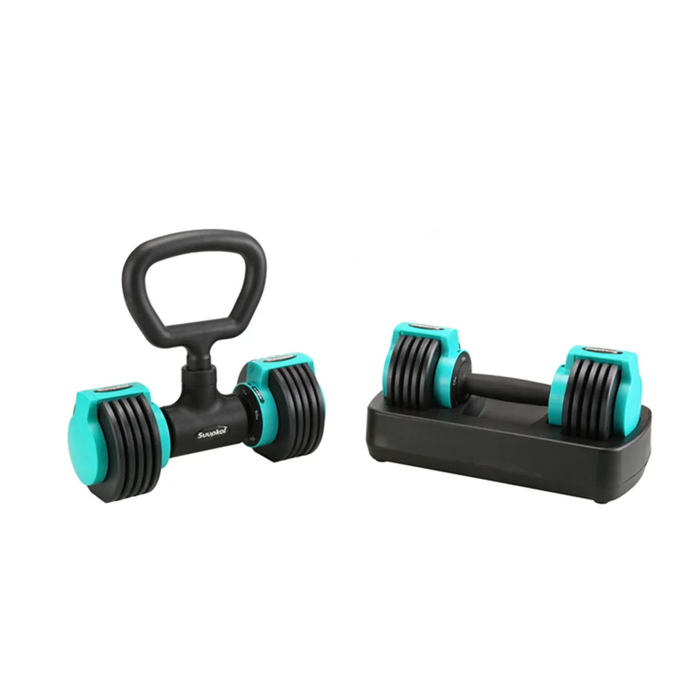 Adjustable Dumbbell to Arm Curl Bar Converter for Weight Lifting Gym Home Barbell Bar