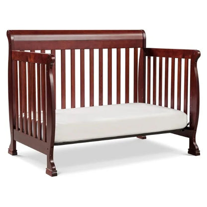 DaVinci Kalani 4-in-1 Convertible Crib in Rich Cherry, Greenguard Gold Certified