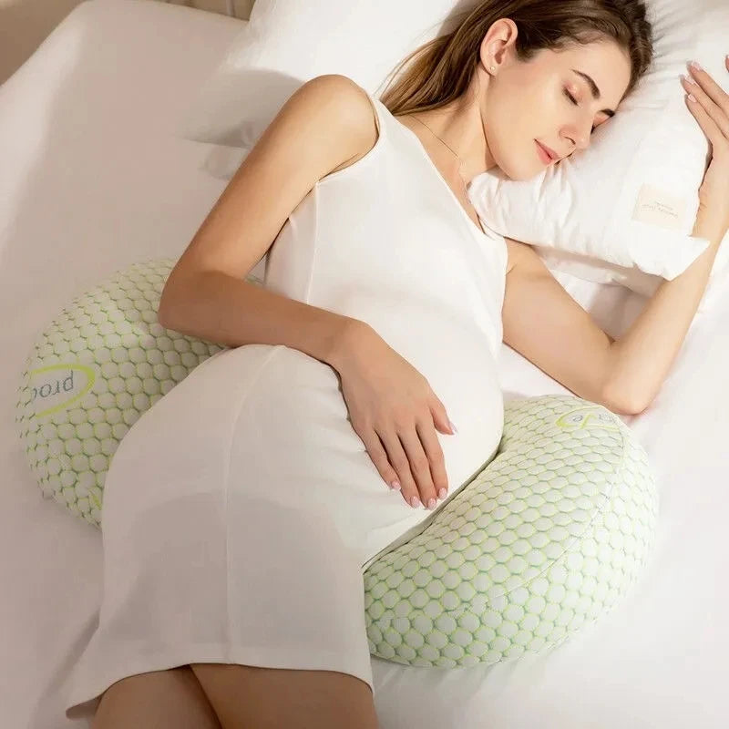 U Shape Pregnancy Side Sleeping Pillow Pregnant Belly Support Pillow Pregnancy Waist Back Support Cushion Pregnancy Essential