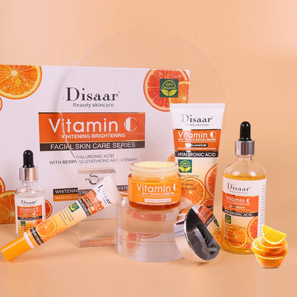 DissarVC Skincare 5-Piece Set Brightens Skin Tone Whitens Refreshes Balances Water Oil Lightens Spots  Facial products kit