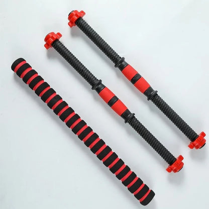 40/50cm Dumbbell Rod Solid Steel Weight Lifting Spinlock Bars With Connector For Gym Home Fitness Workout Barbells Handles