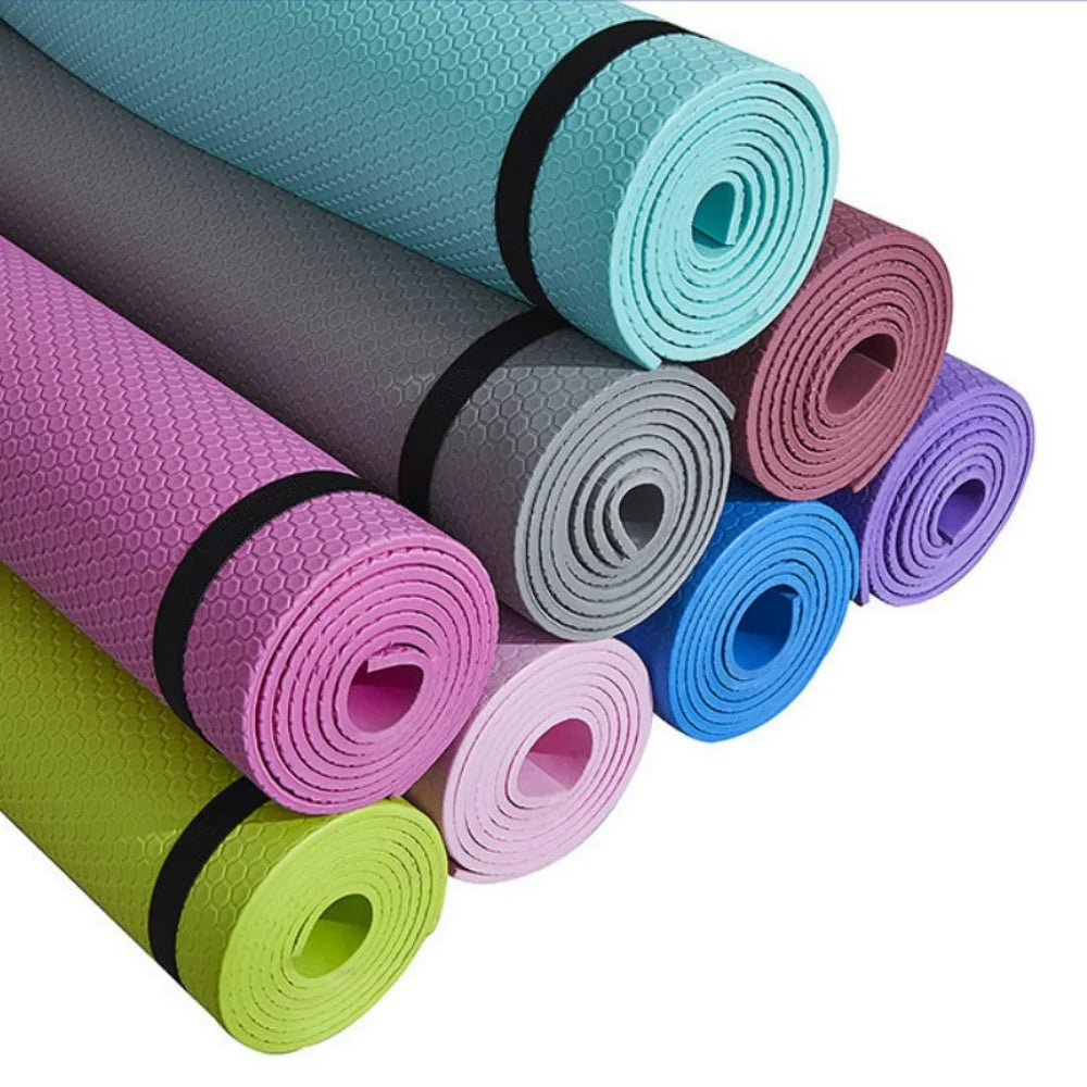 Yoga Mat Anti-skid Sports Fitness Mat 3MM-6MM Thick EVA Comfort Foam Yoga Mat for Exercise Yoga and Pilates Gymnastics Mat