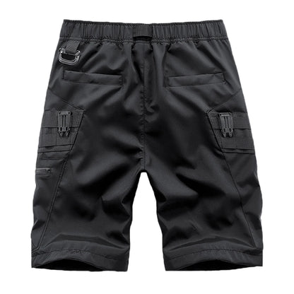 Hip Hop Shorts Techwear Black Cargo Shorts Men Summer Oversized Harajuku Streetwear Short Pants Multi Pocket Tooling Sweatpants