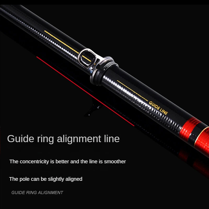 Anmanda Kawasimai Rock Fishing Rod Ultra Light Ultra Soft Ocean Rock Fishing Pole High Carbon Hand Sea Telescopic Dualuse Rod 5m