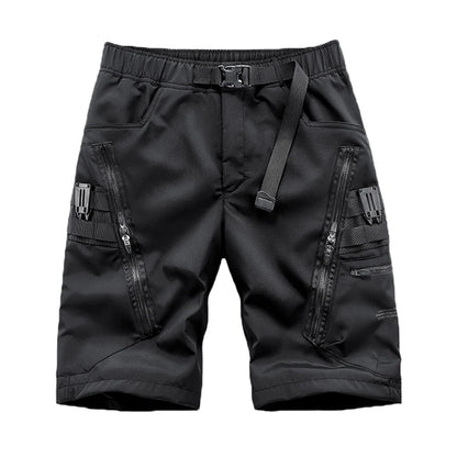 Hip Hop Shorts Techwear Black Cargo Shorts Men Summer Oversized Harajuku Streetwear Short Pants Multi Pocket Tooling Sweatpants