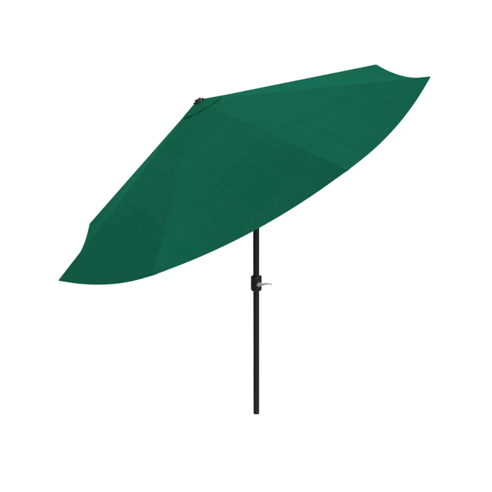 10-Foot Auto Tilt Patio Umbrella, Hunter Green Beach Umbrella Sunshade  Patio Furniture  Umbrella Stand