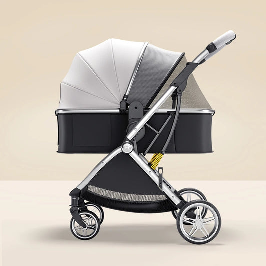 Luxurious Baby Stroller Can Sit Can Lie Baby Pram Portable Baby Travel System Large Space Stroller for Newborn