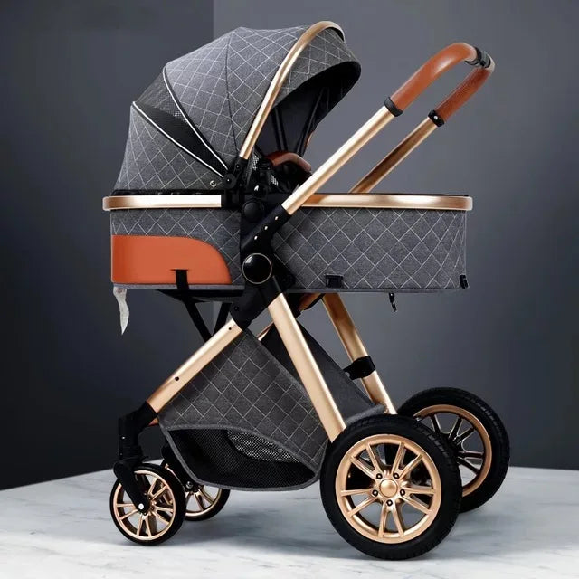 Prams for newborns baby stroller High landscape Folding newborn carriage Comfortable convenient Portable strollers baby pram