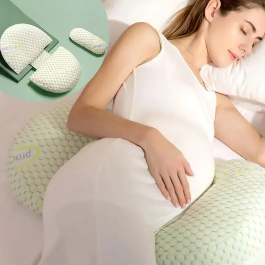 Blissful Sleep Bundle | Maternity Pillow Bamboo Fiber Cotton Side Sleepers Pregnancy Body Pillows Soft U-Shaped Side Pillow