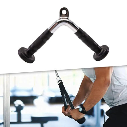 Tricep Press Down Bar Home Gym Cable Machine Attachments for Weight Lifting Deadlift Muscle Building Shoulder Biceps Exercise