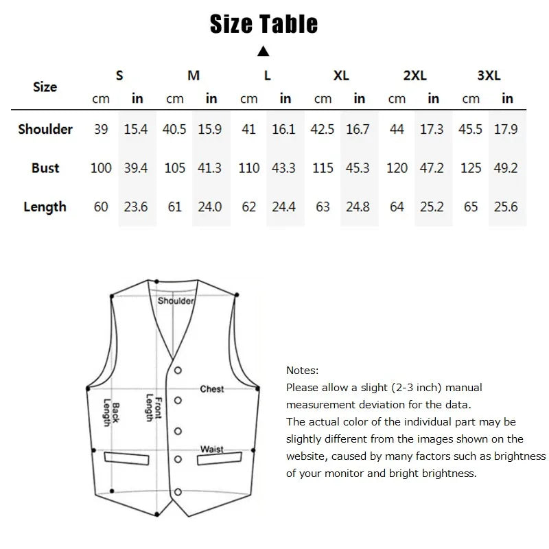 Men's Retro Suit Vest Fashion Plaid Lapel Single-breasted Waistcoat with Pocket Business Casual Formal Vest Tops Men's Clothing