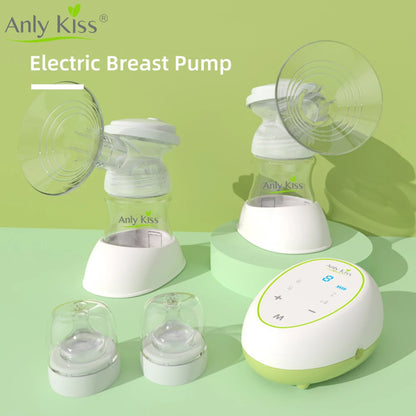 Anly Kiss Multi-Function Electric Double Breast Pumps Backflow Prevention Silicone Automatic Milk BreastPump Rechargeable