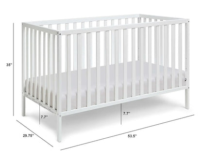 Suite Bebe Palmer 3 in 1 Convertible Crib - Quick Ship, White