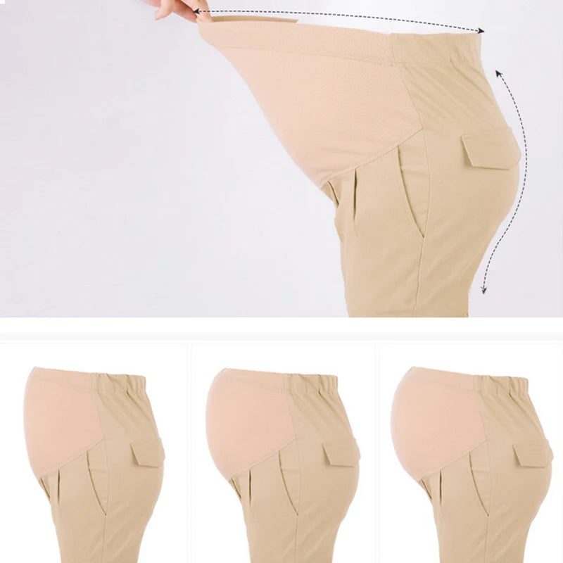 Cotton Pregnant Pants Maternity Clothes For Pregnant Women Trousers Pregnancy Pant Gestante Pantalones Embarazada Clothing