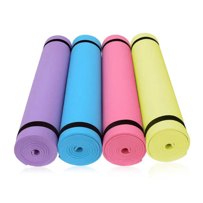 Yoga Mat Anti-skid Folding Sports Fitness Mat 4mm Thick EVA Comfort Foam Yoga Matt For Exercise Yoga And Pilates Gymnastics Mat