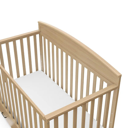 Graco Benton 5-In-1 Convertible Crib With Drawer (Driftwood) - Converts From Baby Crib To Toddler Bed, Daybed And Full-Size Bed,