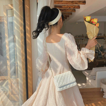 Vintage Fairy Dress Women Elegant Designer Chiffon Dress Long Sleeve French Party Midi Dress Casual Women's Clothing Autumn 2022