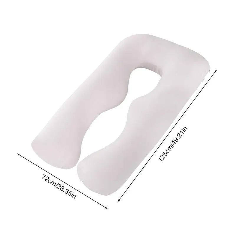 Ultra Soft Pregnancy Body Pillow U Shape Maternity Pillows Flexible Cotton Pregnant Women Side Sleepers Bedding Relaxing Pillows