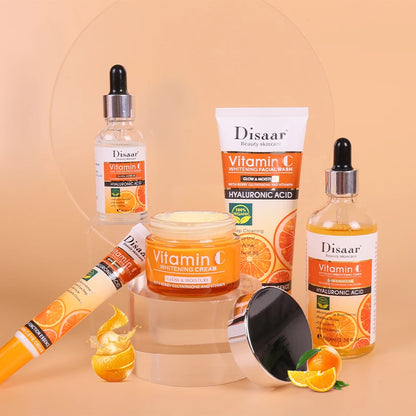 DissarVC Skincare 5-Piece Set Brightens Skin Tone Whitens Refreshes Balances Water Oil Lightens Spots  Facial products kit