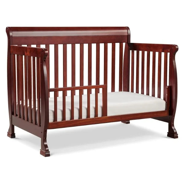 DaVinci Kalani 4-in-1 Convertible Crib in Rich Cherry, Greenguard Gold Certified